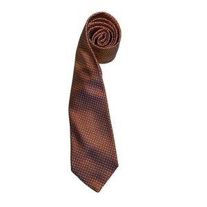 Hartwood Paris Purple Orange Pink Reflective Textured Silk Neck Tie